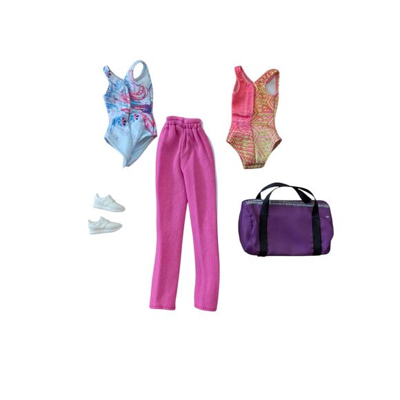 Barbie Laurie Hernandez 2016 Olympic Winner Gymnast Doll Outfit FJH69 No Doll - Picture 3 of 3